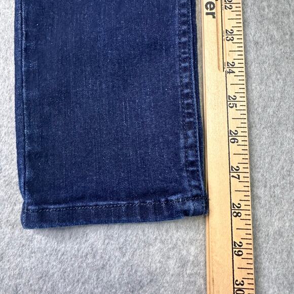 Levi's Demi Curve Jeans Dark Blue Womens 7/28 Denim Low-Rise Skinny Leg Stretch - Picture 12 of 13